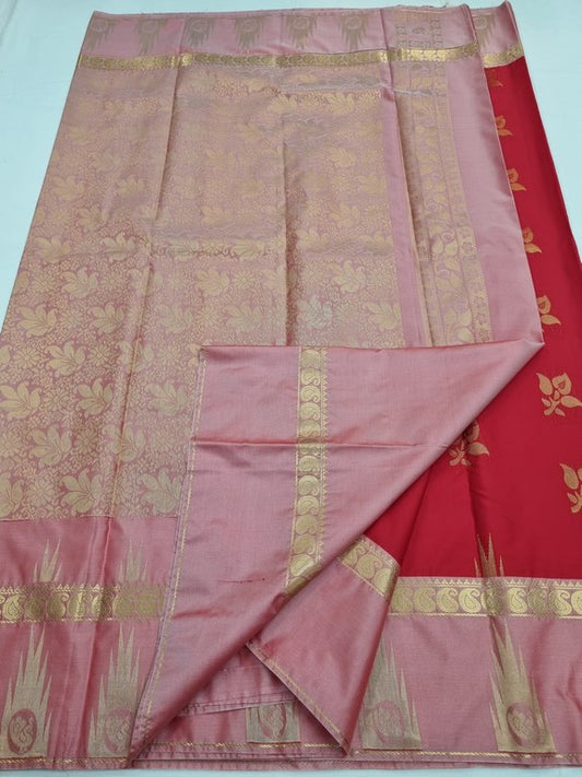 Kanchipuram Blended Semi Fancy Silk Saree 132