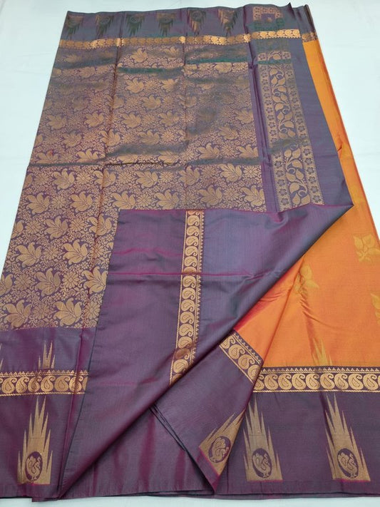 Kanchipuram Blended Semi Fancy Silk Saree 133
