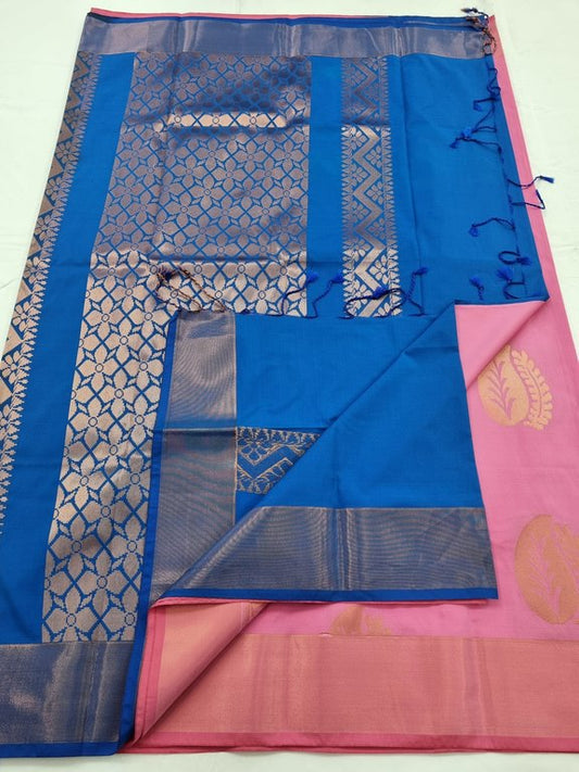 Kanchipuram Blended Semi Fancy Silk Saree 136