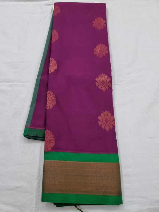 Kanchipuram Blended Semi Fancy Silk Saree 173