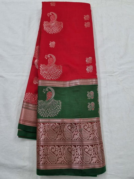 Kanchipuram Blended Semi Fancy Silk Saree 214