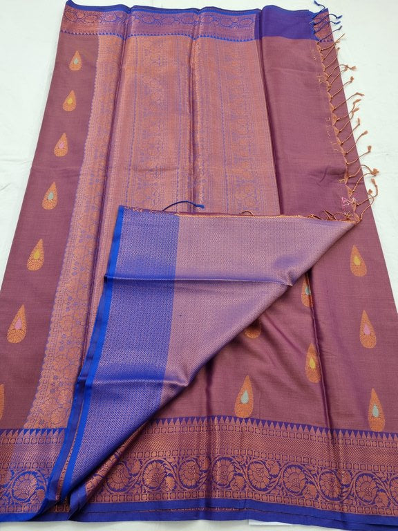 Kanchipuram Blended Semi Fancy Silk Saree 228