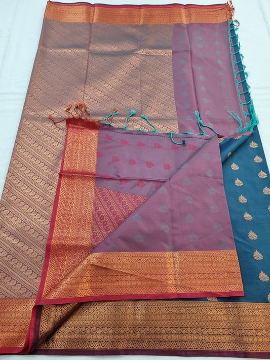 Kanchipuram Blended Semi Fancy Silk Saree 248