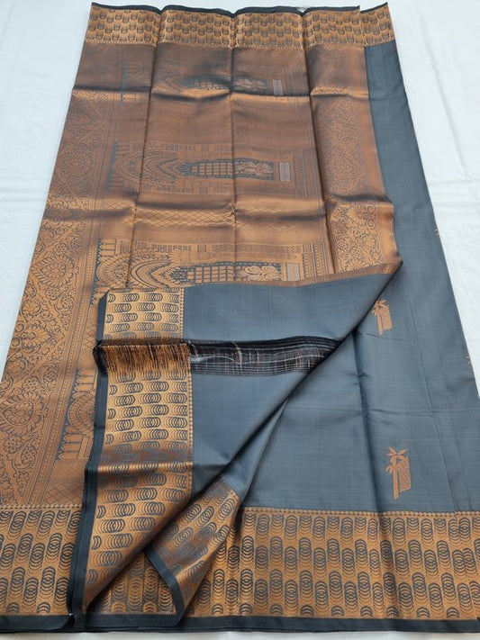 Kanchipuram Blended Semi Fancy Silk Saree 257