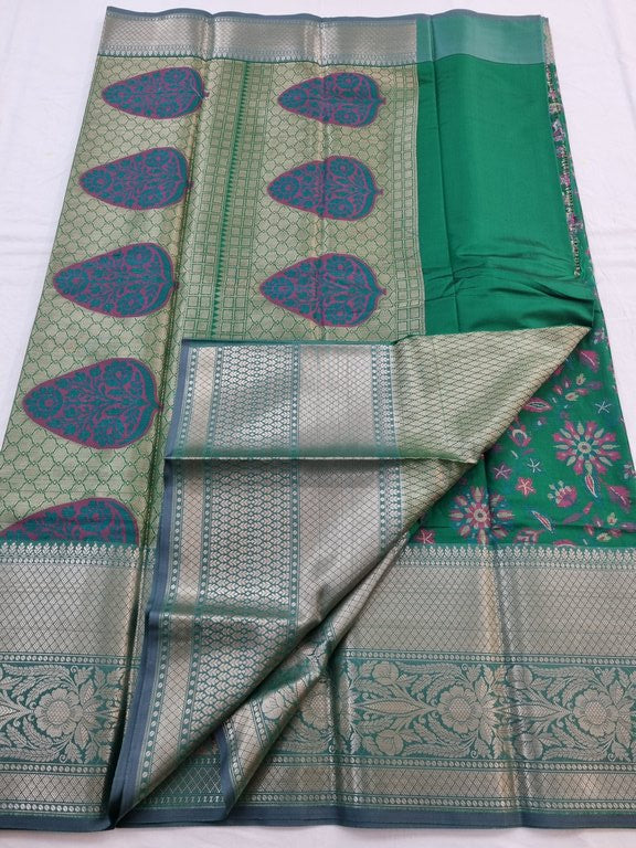 Kanchipuram Blended Semi Fancy Silk Saree 261