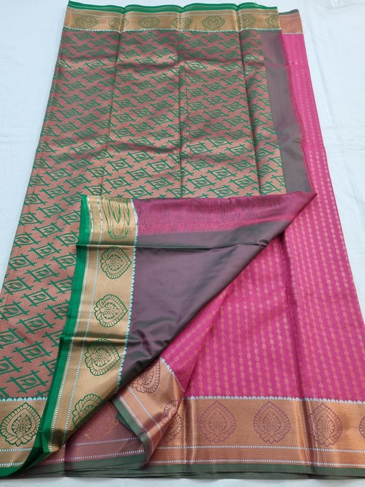 Kanchipuram Blended Semi Fancy Silk Saree 285