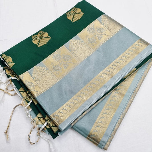 Kanchipuram Blended Soft Silk Sarees 156