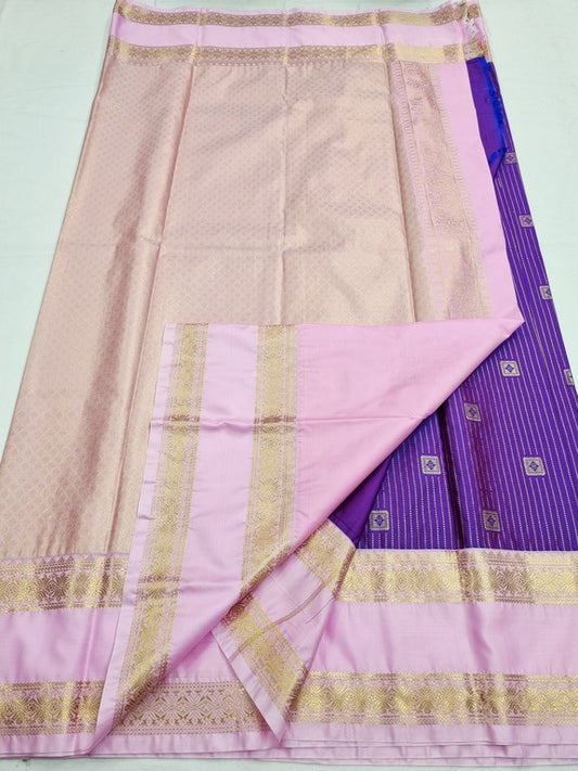 Kanchipuram Blended Fancy Silk Sarees 162