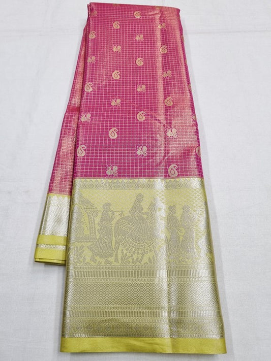 Kanchipuram Blended Tissue Silk Sarees 214
