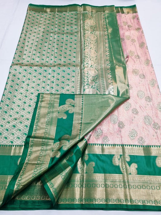 Kanchipuram Blended Tissue Silk Sarees 216