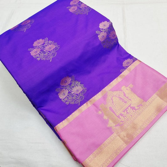 Kanchipuram Blended Bridal Silk Sarees 218