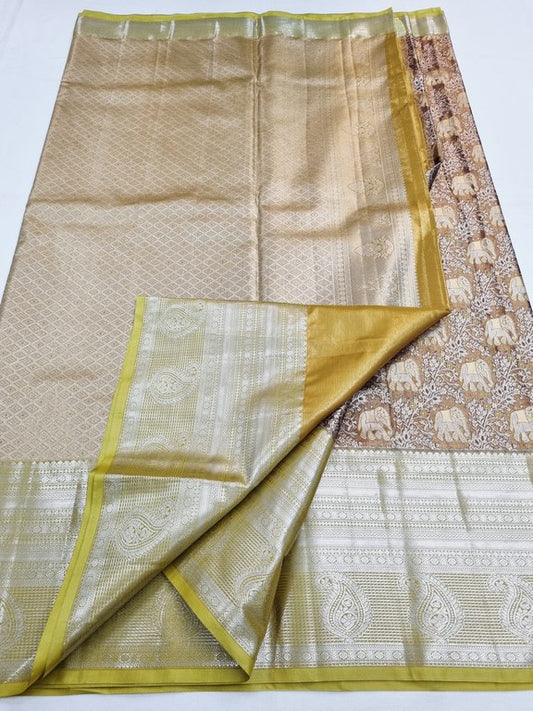 Kanchipuram Blended Tissue Silk Sarees 219