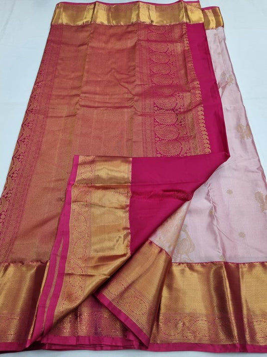 Kanchipuram Blended Fancy Silk Sarees 007