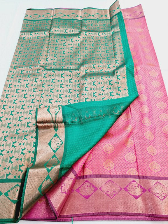 Kanchipuram Blended Semi Fancy Silk Saree 311