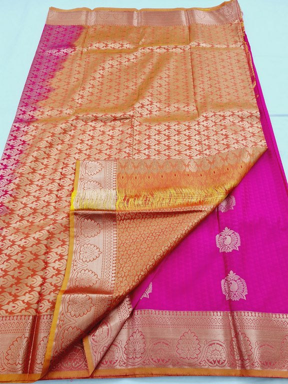 Kanchipuram Blended Semi Fancy Silk Saree 323