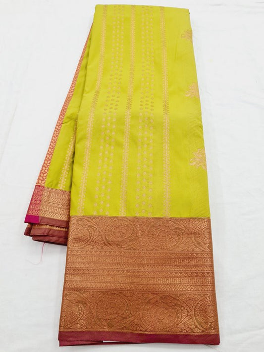 Kanchipuram Blended Semi Fancy Silk Saree 343