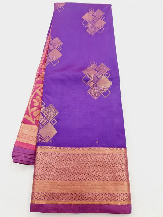 Kanchipuram Blended Semi Fancy Silk Saree 344