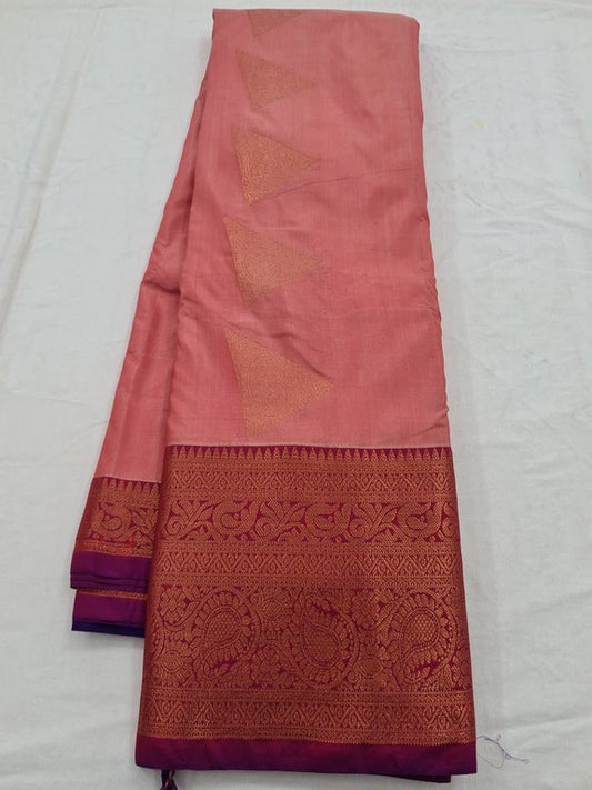 Kanchipuram Blended Semi Fancy Silk Saree 382