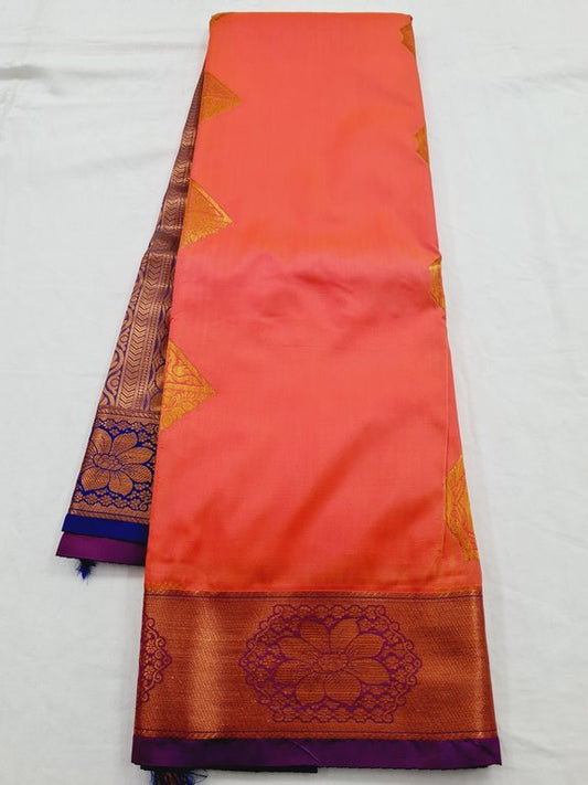 Kanchipuram Blended Semi Fancy Silk Saree 419