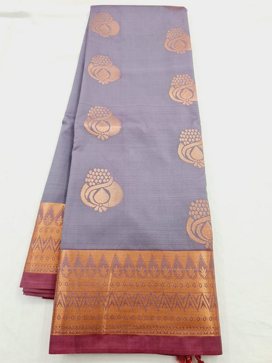 Kanchipuram Blended Semi Fancy Silk Saree 421