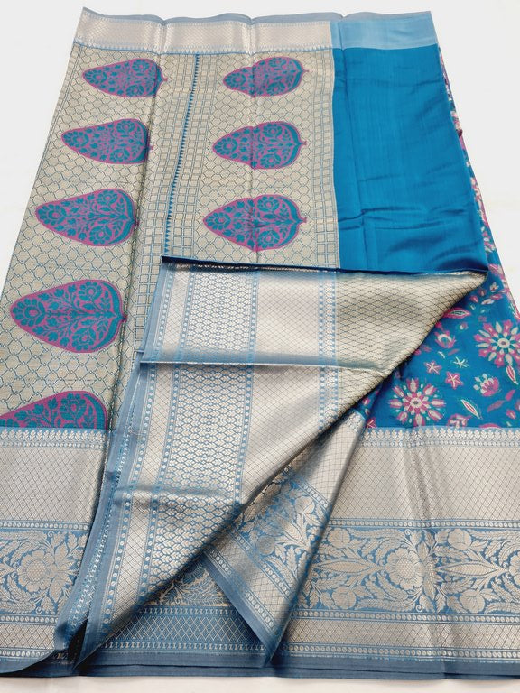 Kanchipuram Blended Semi Fancy Silk Saree 446