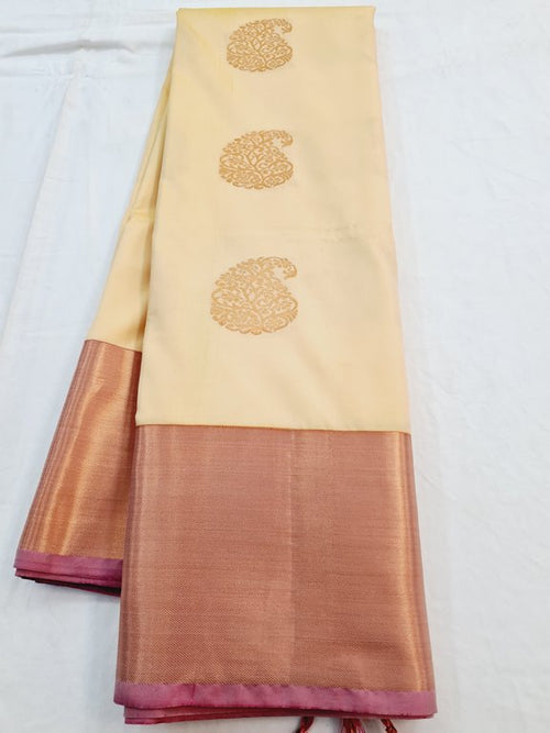 Kanchipuram Blended Semi Fancy Silk Saree 475 – Kanchipuram Lakshaya Silks