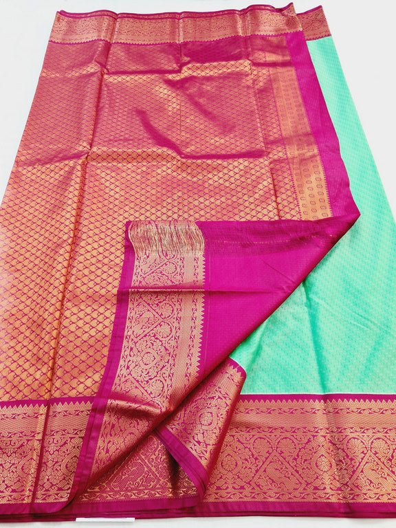 Kanchipuram Blended Semi Fancy Silk Saree 482