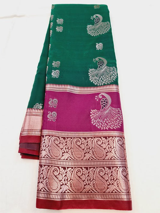 Kanchipuram Blended Semi Fancy Silk Saree 498