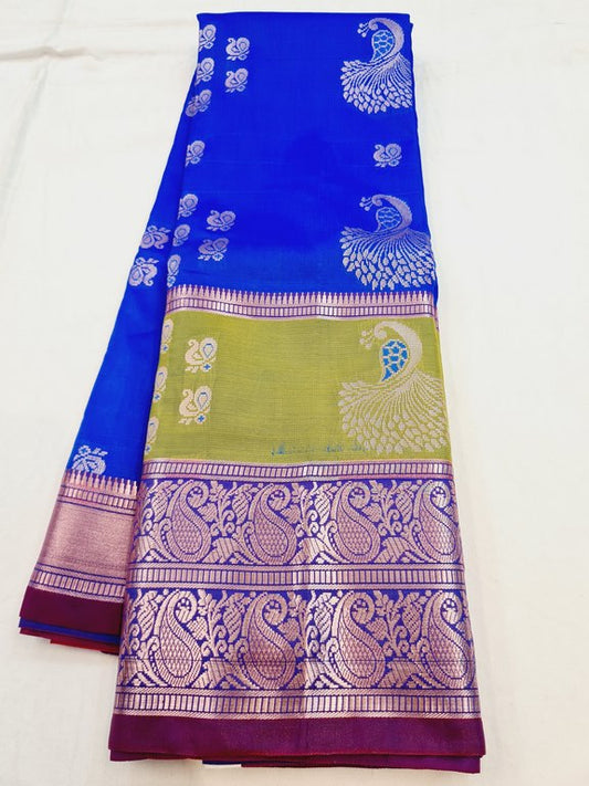 Kanchipuram Blended Semi Fancy Silk Saree 502