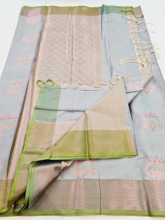 Kanchipuram Blended Semi Fancy Silk Saree 505