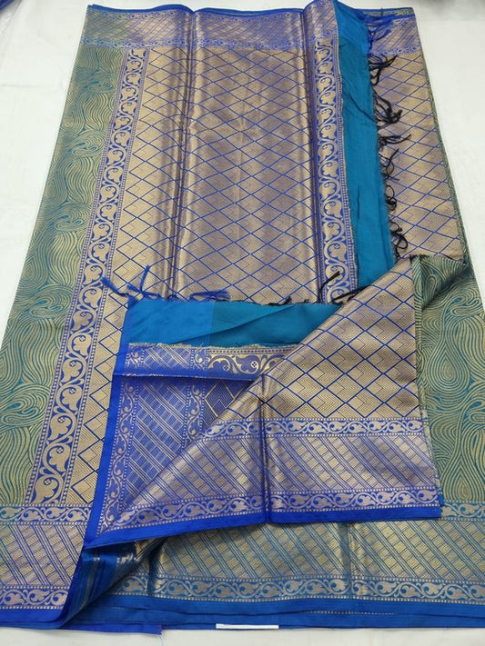 Kanchipuram Blended Semi Tissue Silk Saree 548