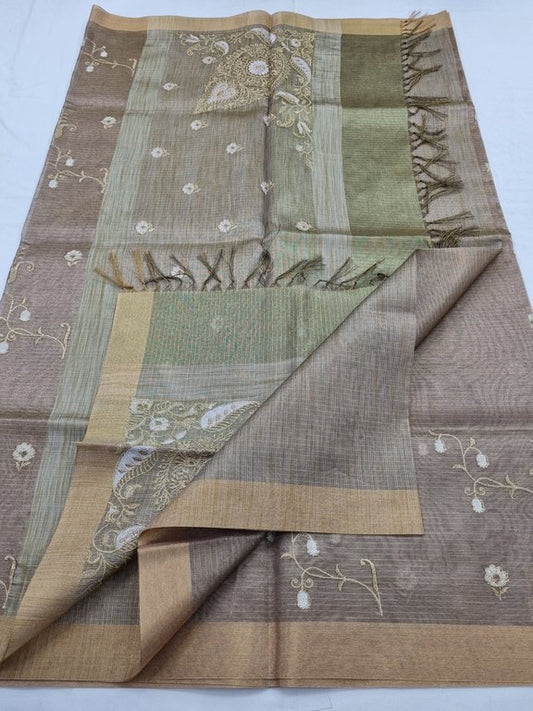 Kanchipuram Blended Semi Tissue Silk Saree 559