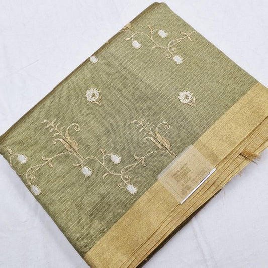 Kanchipuram Blended Semi Tissue Silk Saree 563
