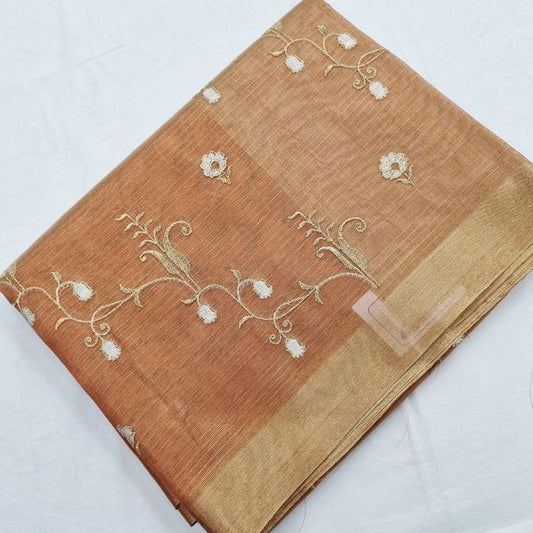Kanchipuram Blended Semi Tissue Silk Saree 572