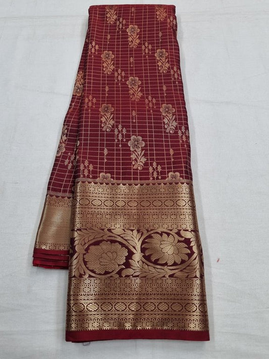 Kanchipuram Blended Bridal Silk Sarees 165