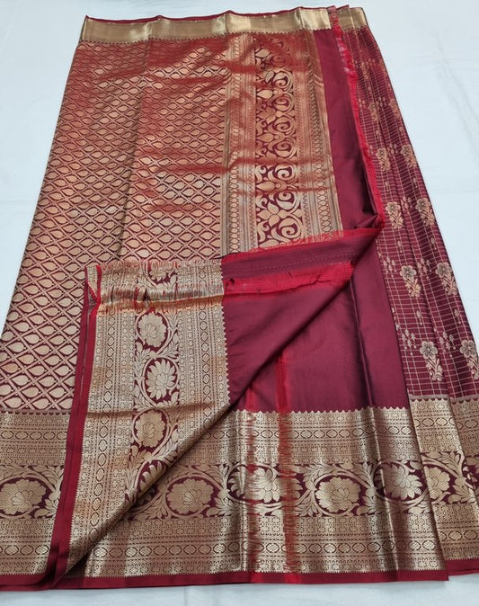 Kanchipuram Blended Bridal Silk Sarees 165