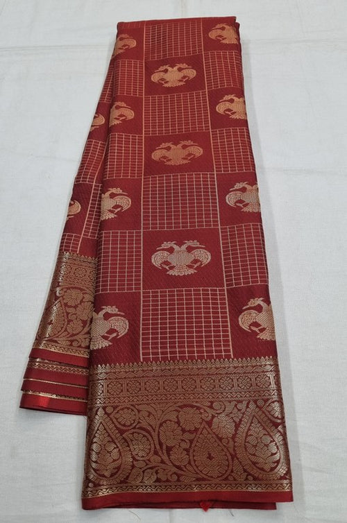 Kanchipuram Blended Bridal Silk Sarees 168 – Kanchipuram Lakshaya Silks