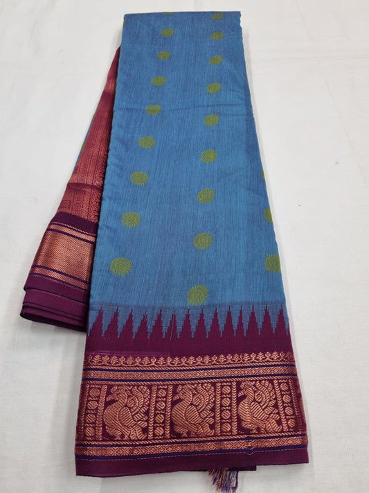 Kanchipuram Blended Trendy Cotton Silk Saree 693