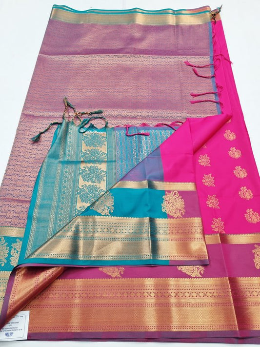 Kanchipuram Fancy Soft Silk Sarees 1197 – Kanchipuram Lakshaya Silks