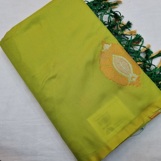 Kanchipuram Blended Trendy Fancy Soft Silk Saree 735