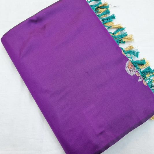 Kanchipuram Blended Trendy Fancy Soft Silk Saree 736