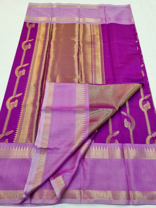 Kanchipuram Blended Fancy Silk Saree 373