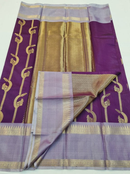 Kanchipuram Blended Fancy Silk Saree 376