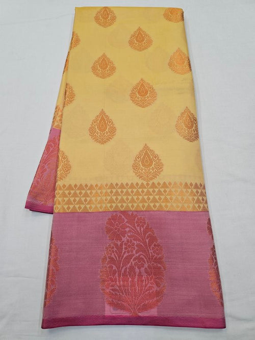 Kanchipuram Blended Fancy Soft Silk Saree 398 – Kanchipuram Lakshaya Silks