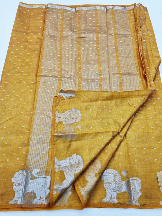Kanchipuram Blended Fancy Taser Silk Saree 425 – Kanchipuram Lakshaya Silks