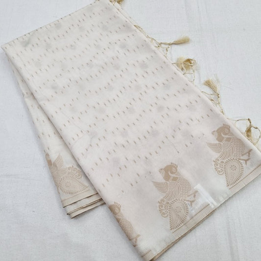 Kanchipuram Blended Fancy Taser Silk Saree 438