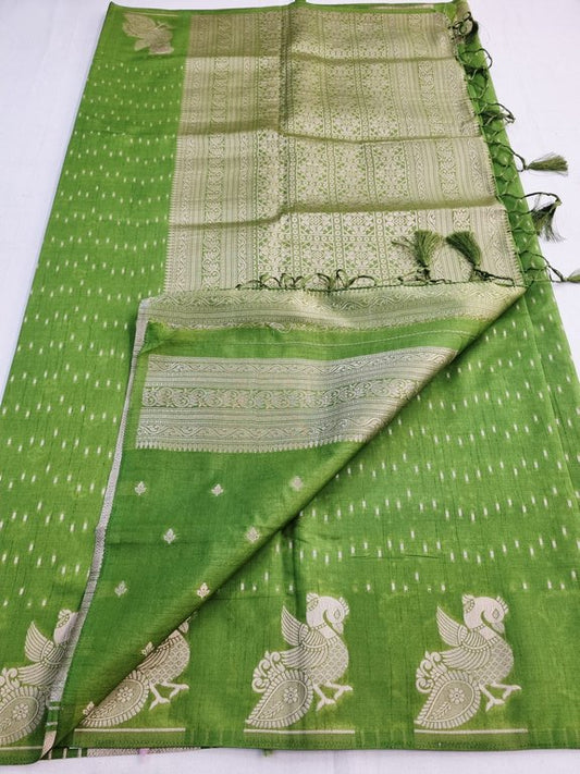 Kanchipuram Blended Fancy Taser Silk Saree 444 – Kanchipuram Lakshaya Silks