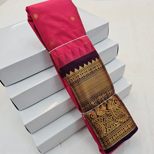 Trending Gadwal Korvai Fancy Sarees 202 – Kanchipuram Lakshaya Silks