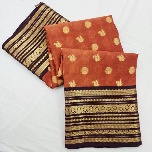 Kanchipuram Blended Fancy Silk Saree 457