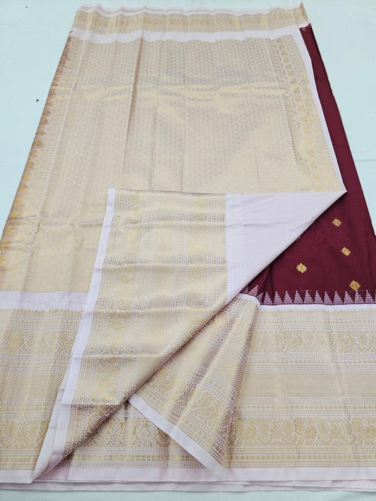 Trending Gadwal Korvai Fancy Sarees 222 – Kanchipuram Lakshaya Silks